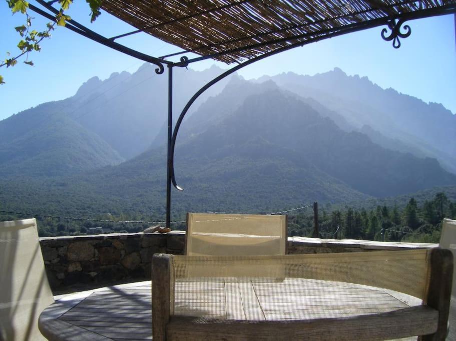 Le Capu Biancu-Location Avec Vue Proche Des Gorges De L Asco Entre Mer Et Montagne Moltifao Екстериор снимка