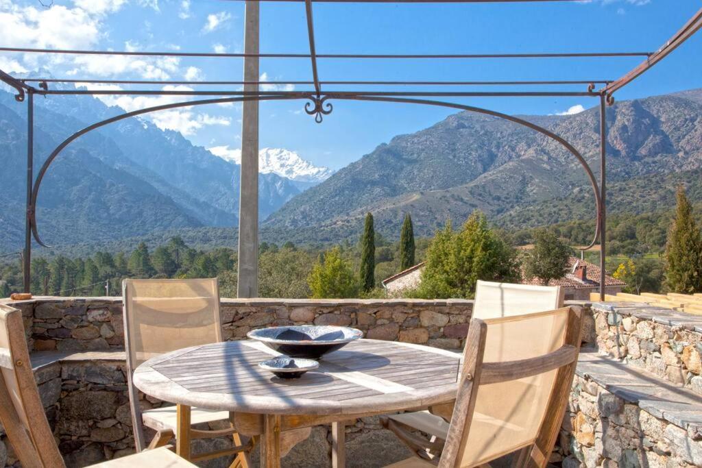 Le Capu Biancu-Location Avec Vue Proche Des Gorges De L Asco Entre Mer Et Montagne Moltifao Екстериор снимка