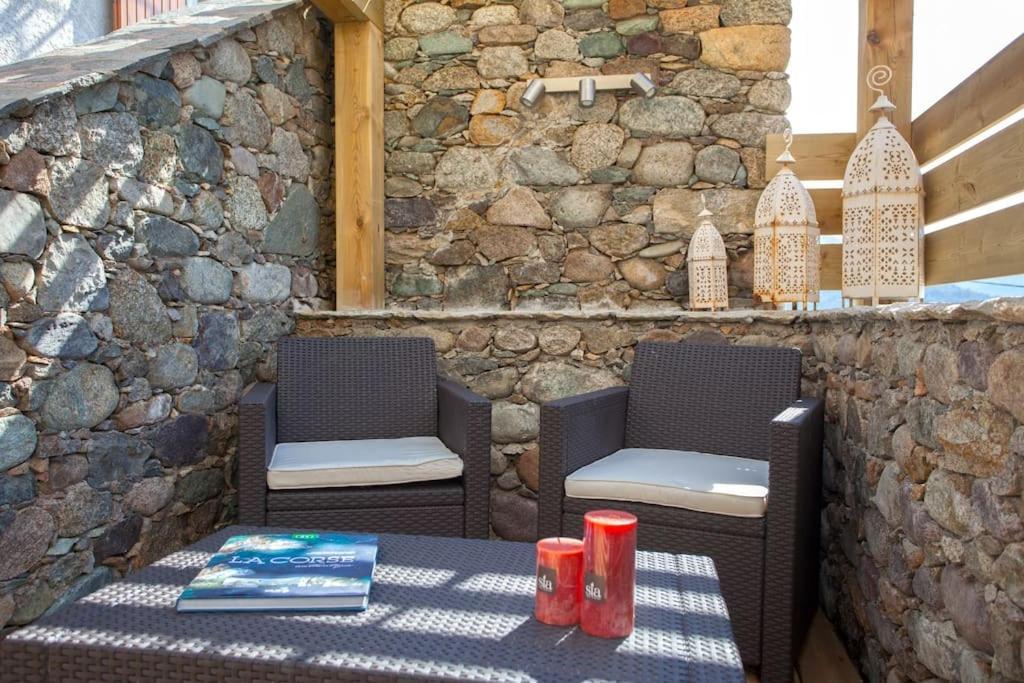 Le Capu Biancu-Location Avec Vue Proche Des Gorges De L Asco Entre Mer Et Montagne Moltifao Екстериор снимка